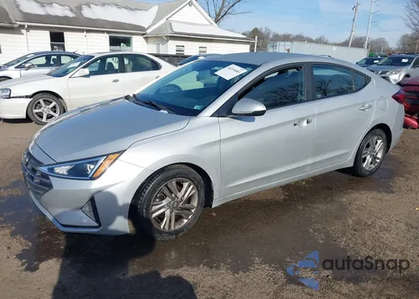 2019 Hyundai Elantra Sel из США, поврежденный, VIN 5NPD84LF2KH440941